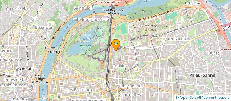 localisation de l'entreprise GANDAL CULTURE  VILLEURBANNE