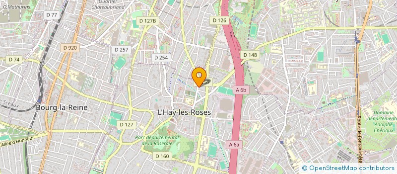 localisation de l'entreprise GANDALF  L'HAY-LES-ROSES