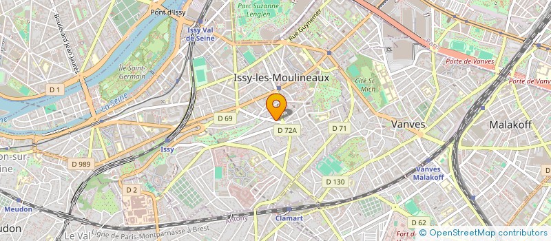 localisation de l'entreprise GANDARD CONSEILS à ISSY-LES-MOULINEAUX