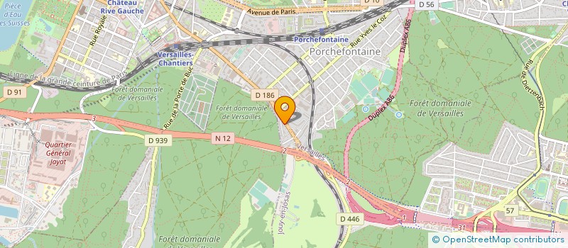 localisation de l'entreprise GANDBOIS DE VILLENEUVE à VERSAILLES