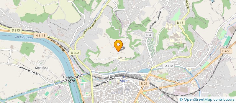 localisation de l'entreprise GANDHI  AGEN