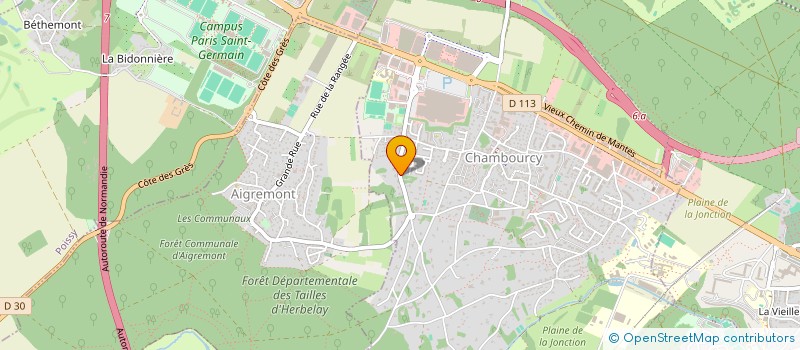 localisation de l'entreprise GANDHI - DAUZAT  CHAMBOURCY