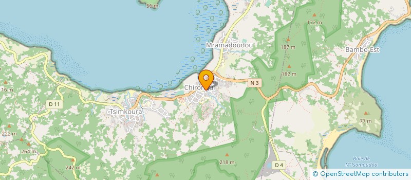 localisation de l'entreprise GANDILET à CHIRONGUI