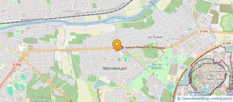 localisation de l'entreprise GANDO SOLUTIONS  MONTEVRAIN