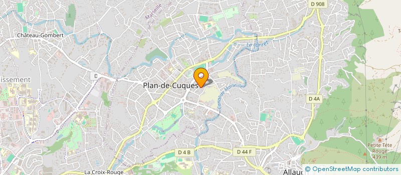 localisation de l'entreprise GANDOLFI CHAUFFEUR PRIVE à PLAN-DE-CUQUES
