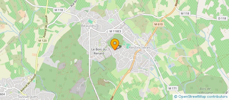 localisation de l'entreprise GANDON  BEAULIEU