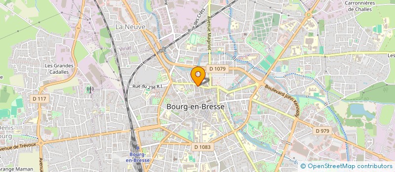 localisation de l'entreprise GANDON IMMOBILIER à BOURG-EN-BRESSE