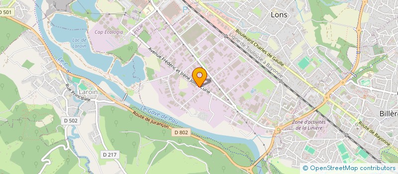 localisation de l'entreprise GANDON ORTHOPEDIE GENERALE à LONS