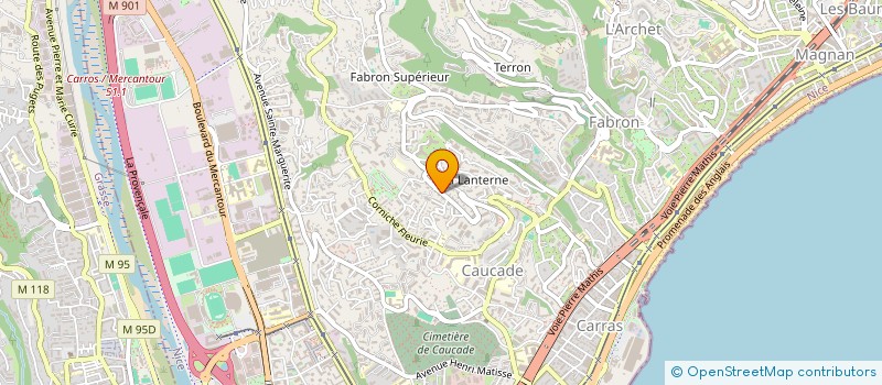 localisation de l'entreprise GANDON PIERRE CONSULT à NICE
