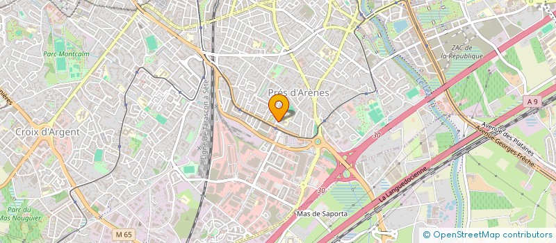 localisation de l'entreprise GANDOUZ FACADES à MONTPELLIER