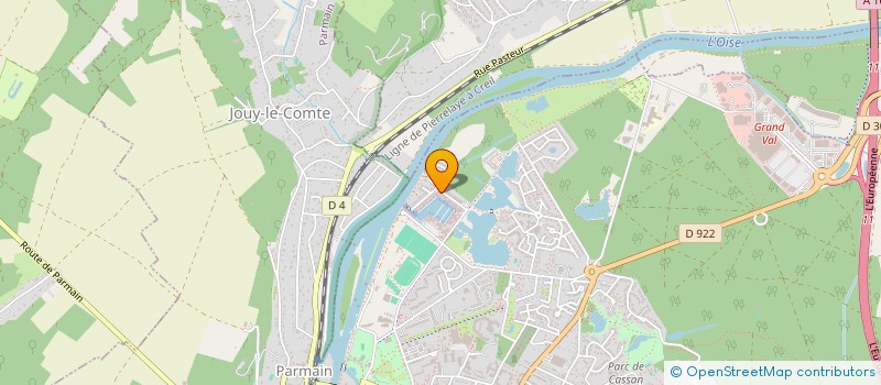 localisation de l'entreprise GANDRIEL  L'ISLE-ADAM