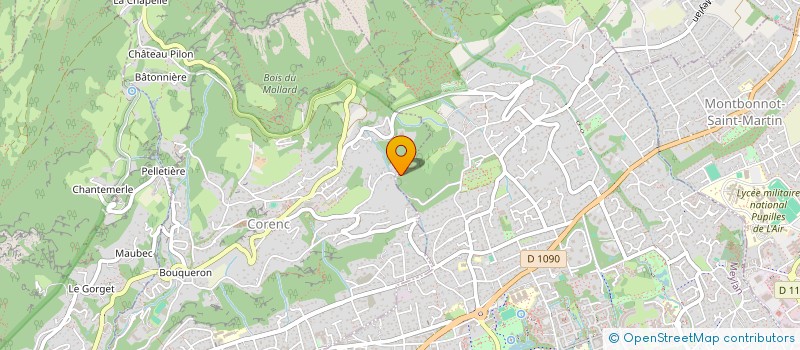 localisation de l'entreprise GANDSKI  CORENC