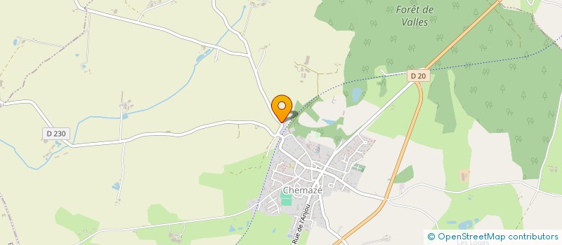 localisation de l'entreprise GANDUBERT P&F  CHEMAZE