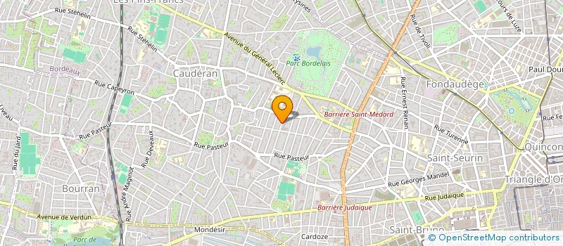 localisation de l'entreprise GANDUMAS CENTRE  BORDEAUX