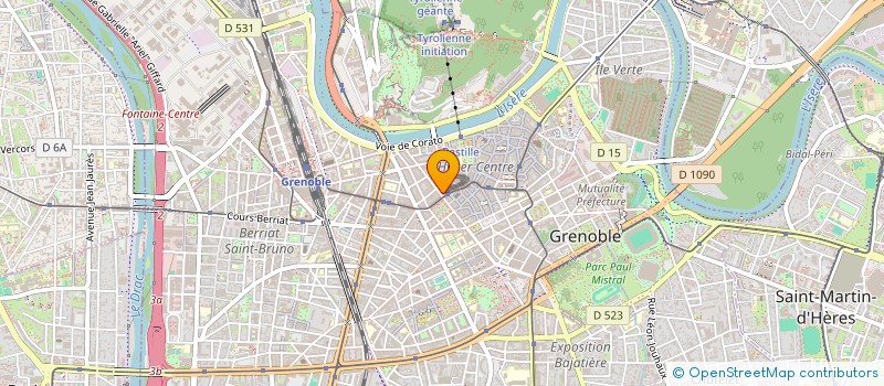 localisation de l'entreprise GANDY GESTION PORTEFEUILLE à GRENOBLE