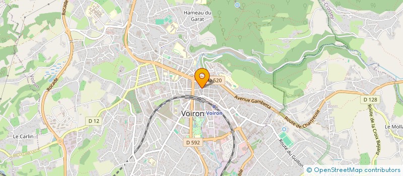 localisation de l'entreprise GANDY RETAIL à VOIRON