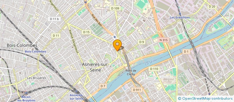 localisation de l'entreprise GANE                          THERE  ASNIERES-SUR-SEINE