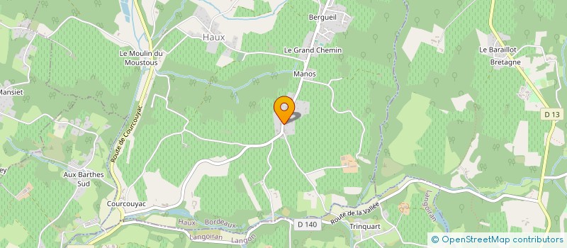 localisation de l'entreprise GANEDEN PAYSAGES  HAUX