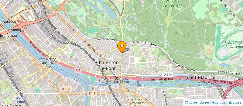 localisation de l'entreprise GANEL à CHARENTON LE PONT