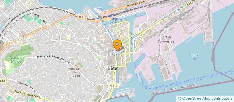 localisation de l'entreprise GANELIA à SETE