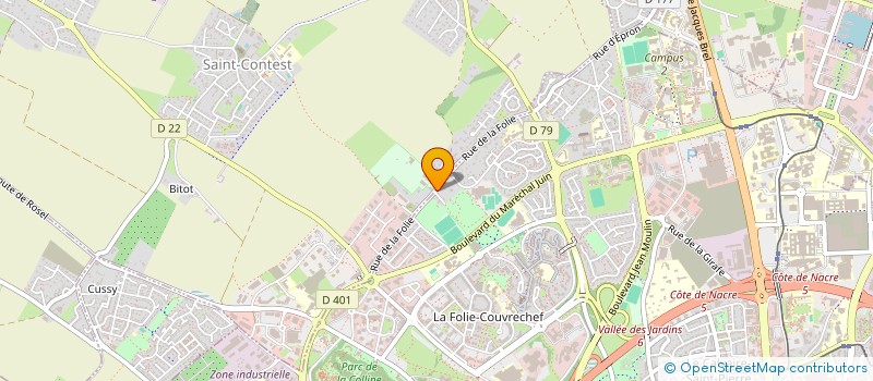 localisation de l'entreprise GANEM  CAEN