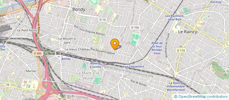 localisation de l'entreprise GANESH 15  BONDY