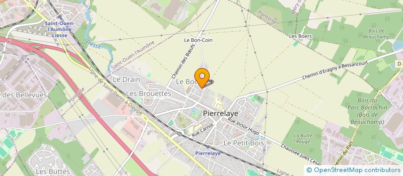 localisation de l'entreprise GANESH  PIERRELAYE