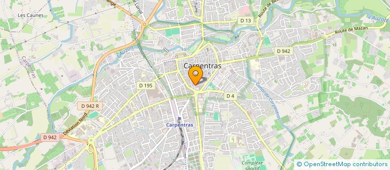 localisation de l'entreprise GANESH  CARPENTRAS