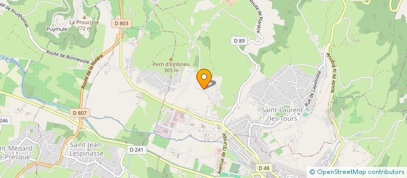 localisation de l'entreprise GANESH  SAINT-LAURENT-LES-TOURS