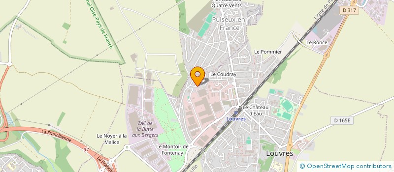 localisation de l'entreprise GANESH IMMO  LOUVRES