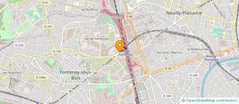 localisation de l'entreprise GANESH SAI à FONTENAY-SOUS-BOIS