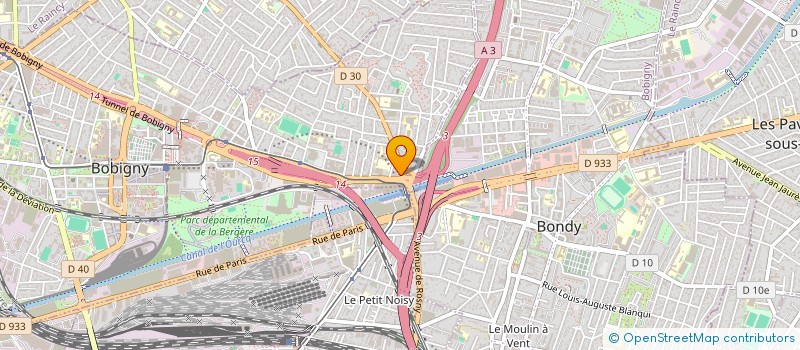 localisation de l'entreprise GANESHA  BOBIGNY