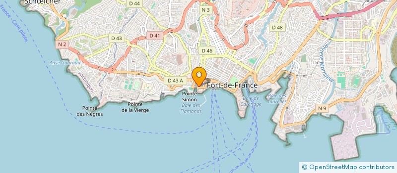 localisation de l'entreprise GANESHA à FORT-DE-FRANCE