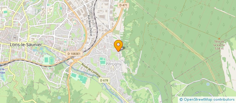 localisation de l'entreprise GANEVAT CONSULTING à PERRIGNY