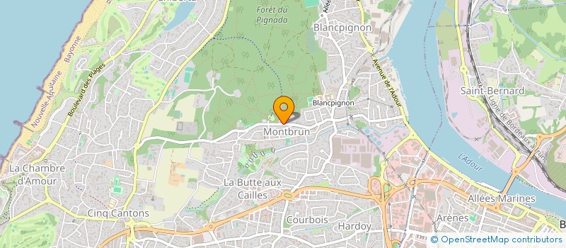 localisation de l'entreprise GANG COSMIC  ANGLET