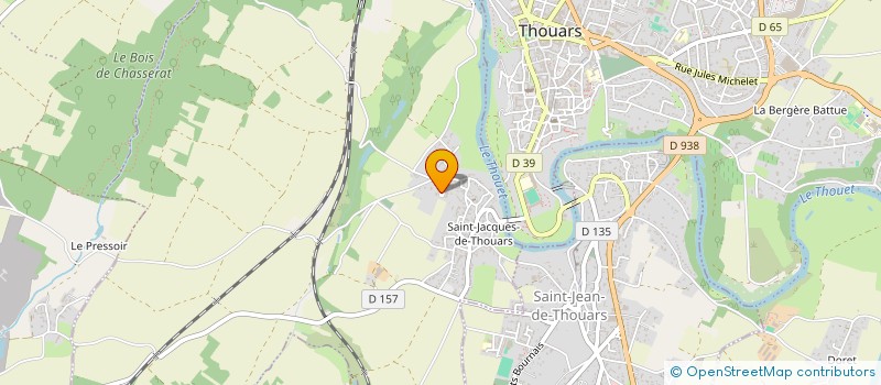 localisation de l'entreprise GANG DE LUTINS  SAINT-JACQUES-DE-THOUARS