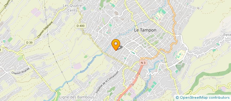 localisation de l'entreprise GANGA MULTI TRANSPORTS ROUTIERS  LE TAMPON