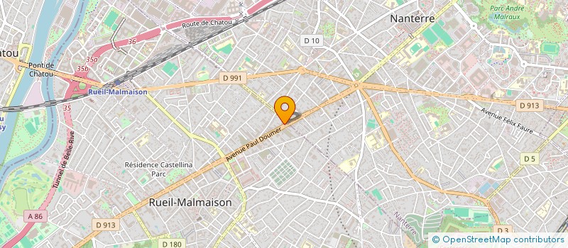 localisation de l'entreprise GANGFEEZ à RUEIL-MALMAISON