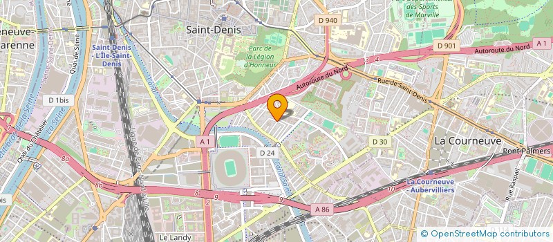 localisation de l'entreprise GANGS à SAINT-DENIS
