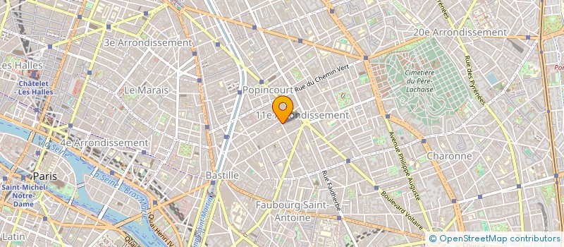 localisation de l'entreprise GANGSTER PRODUCTION à PARIS