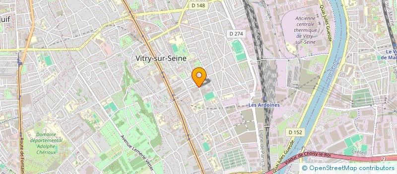 localisation de l'entreprise GANI à VITRY-SUR-SEINE