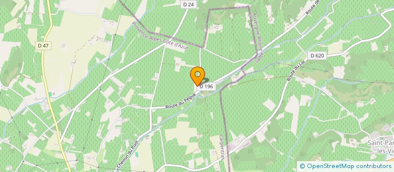 localisation de l'entreprise GANICHOT à VALREAS