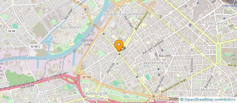 localisation de l'entreprise GANILD à LILLE