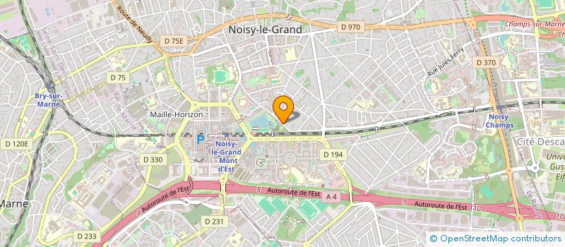 localisation de l'entreprise GANIM à NOISY-LE-GRAND