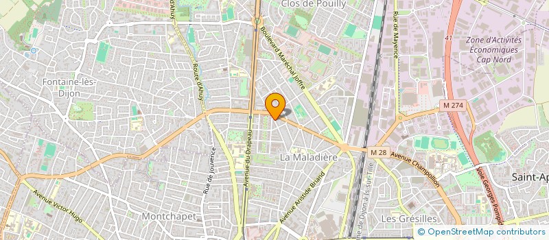 localisation de l'entreprise GANIME à DIJON