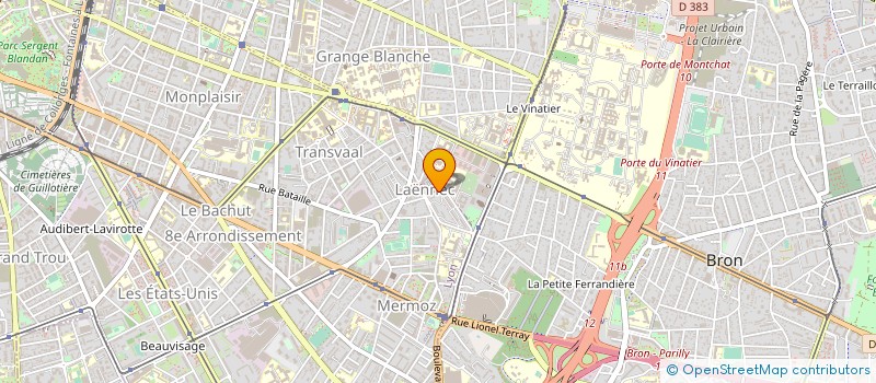 localisation de l'entreprise GANK à LYON