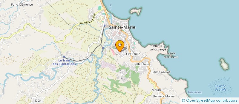localisation de l'entreprise GANM LINO - LAVI MIZIK à SAINTE-MARIE
