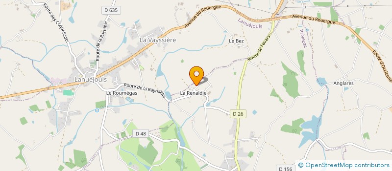 localisation de l'entreprise GANNAC  PRIVEZAC