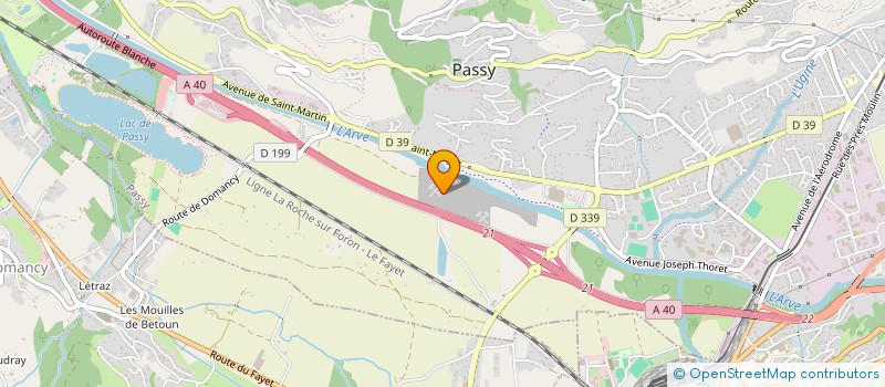 localisation de l'entreprise GANNAZ PORZIO à PASSY