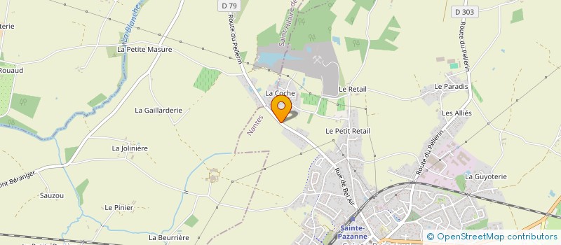 localisation de l'entreprise GANNY TRANSPORT  SAINTE-PAZANNE